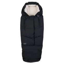 Voksi Footmuff, City North Stroller Bag, OEKO-TEX - Black Cream
