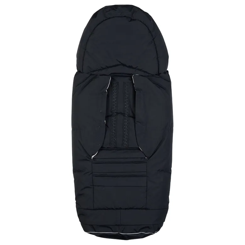 Voksi Footmuff, City North Stroller Bag, OEKO-TEX - Black Cream