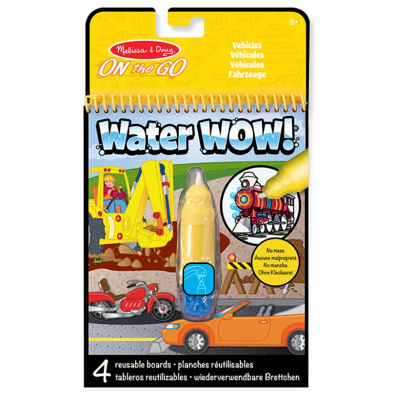 Water Wow, Paint with Water, Reusable Designs - Vehicles