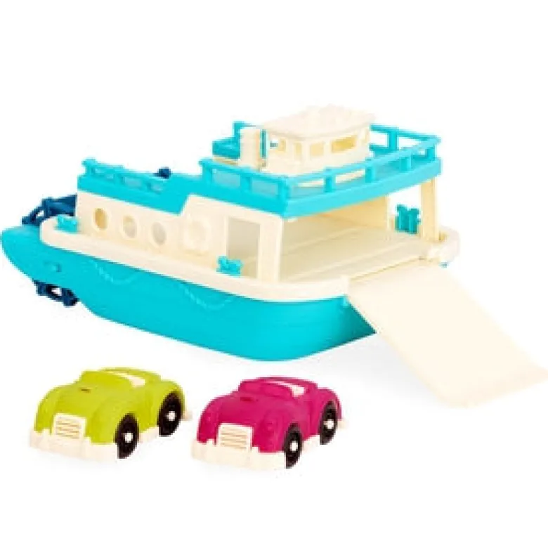 Wonder Wheels, Ferry with 2 Cars - Turquoise