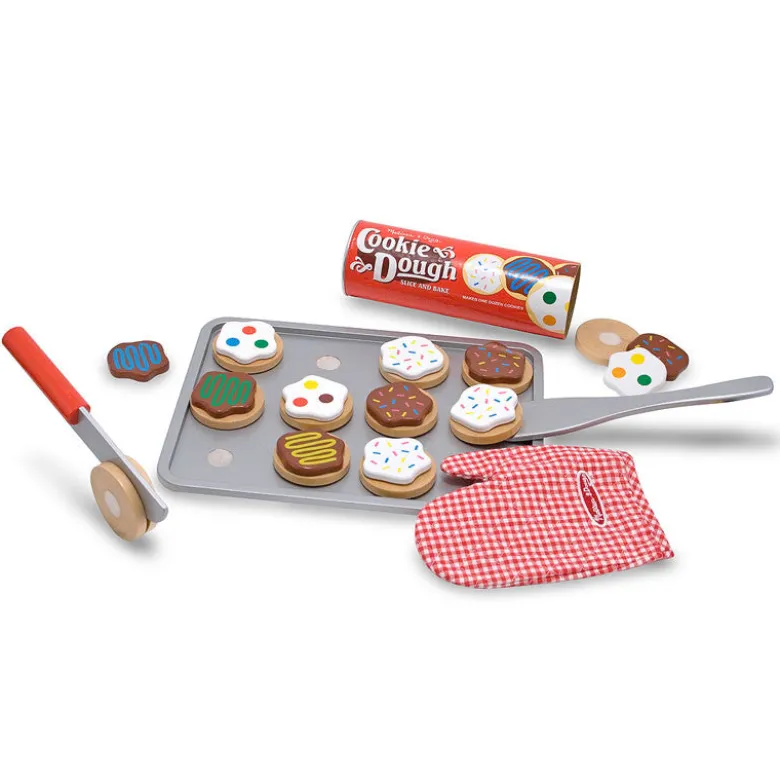 Wooden Play Cakes to Cut and Bake, Set of 12