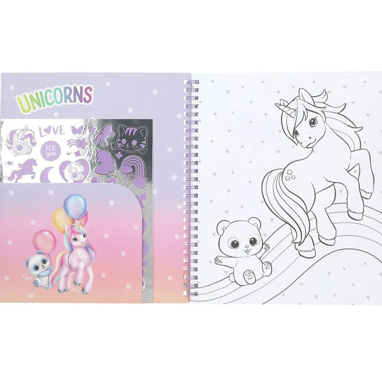 Ylvi Coloring Book with Sequins