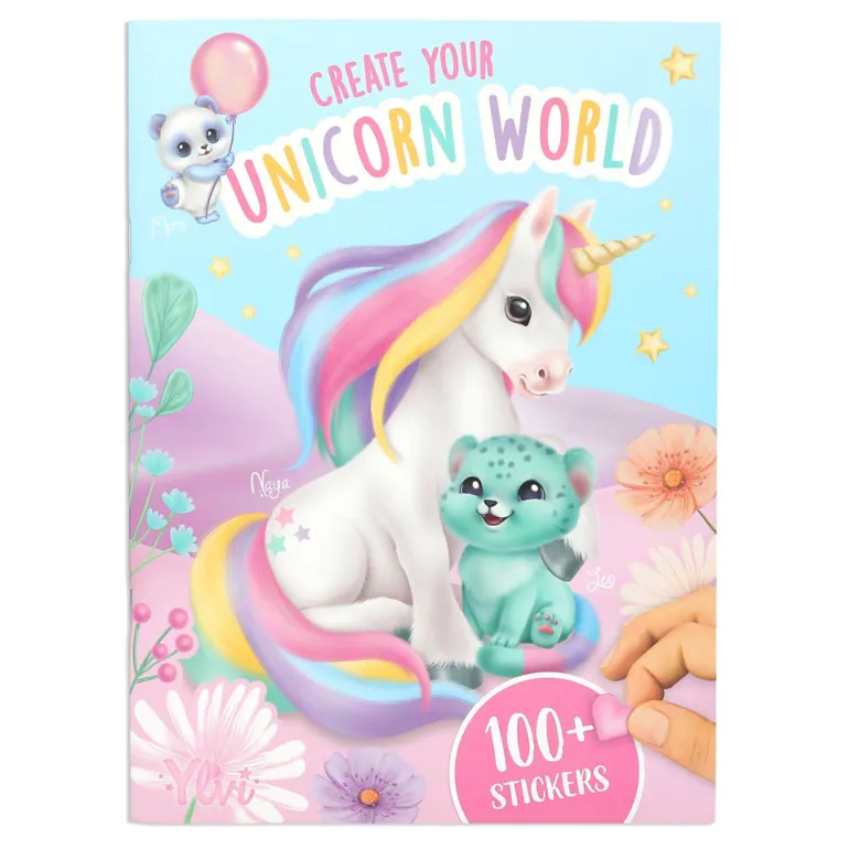 Ylvi Create Your Unicorn, Sticker Book