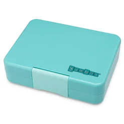 Yumbox Lunchbox with 3 Compartments, Snack - Misty Aqua/ Rainbow