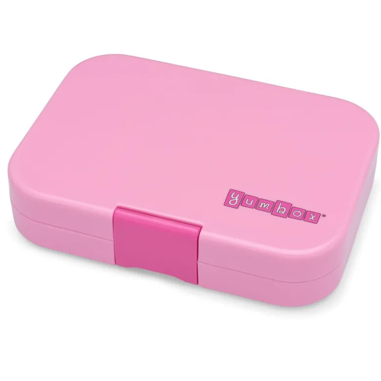 Yumbox Lunchbox with 6 Compartments, Original - Power Pink / Mermaid Tray