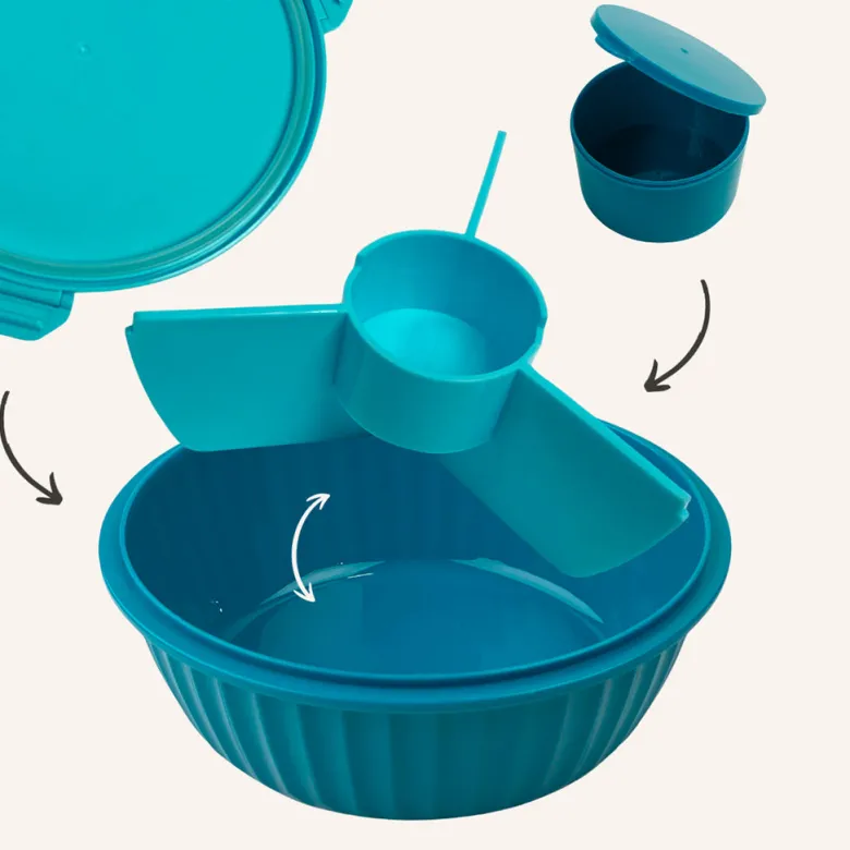 Yumbox Poke Bowl, Lagoon Blue