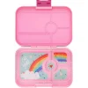Yumbox XL Lunchbox with 4 Compartments, Tapas - Capri Pink/ Rainbow Tray