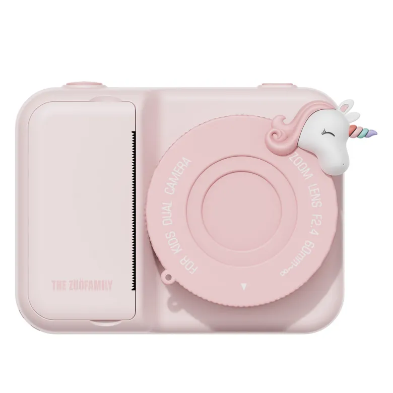 ZooFamily, Zoo Print, 3-in-1 Camera with Instant Print, Ages 5–11 – Unicorn